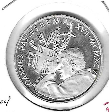 Monedas - Europa - Vaticano - 259 - 1995 - 500 liras - plata - Click en la imagen para cerrar