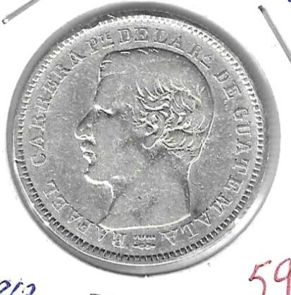 Monedas - America - Guatemala - 140 - 1863 - 4 reales - plata - Click en la imagen para cerrar