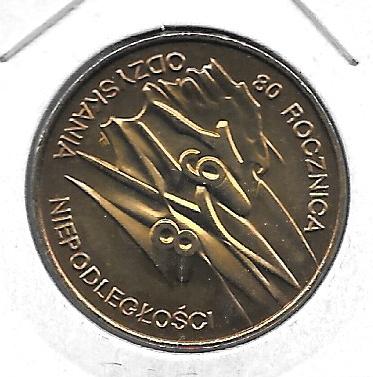 Monedas - Europa - Polonia - 349 - 1998 - 2 zlote - Click en la imagen para cerrar