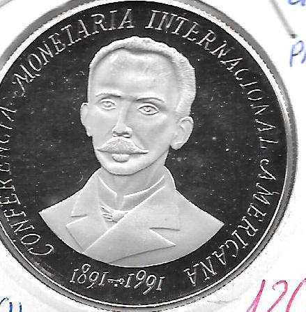 Monedas - America - Cuba - 329 - 1991 - 10 pesos - plata - Click en la imagen para cerrar