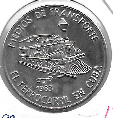 Monedas - America - Cuba - 106 - 1983 - peso - Click en la imagen para cerrar