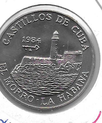 Monedas - America - Cuba - 140 - 1984 - peso - Click en la imagen para cerrar