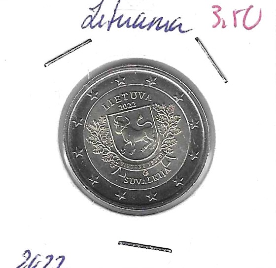 Monedas - Euros - 2Â€ - Lituania - - SC - 2022 - Suvalkija - Click en la imagen para cerrar