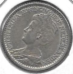 Monedas - Europa - Holanda - 146 - 1919 - 25 Ct - Plata - Click en la imagen para cerrar