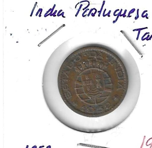 Monedas - Europa - Portugal (India portuguesa) - 28 - 1952 - Tanga - Click en la imagen para cerrar