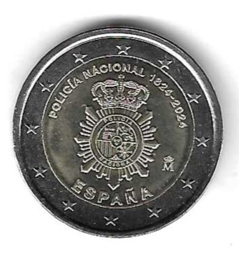 Monedas - Euros - 2€ - España - sc - 2024 - 200 Aniversario Policia Nacional - Click en la imagen para cerrar