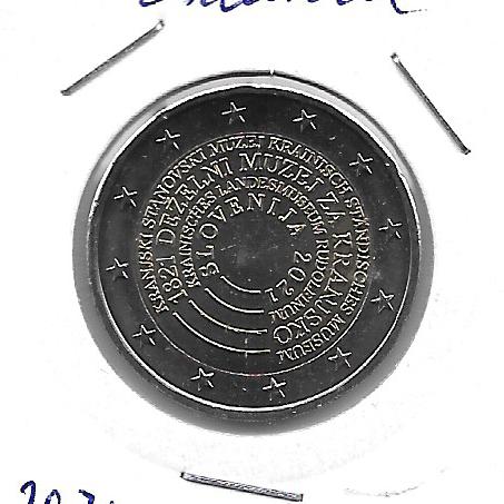 Monedas - Euros - 2€ - Eslovenia - SC - 2021 - Primer Museo Eslovenia - Click en la imagen para cerrar