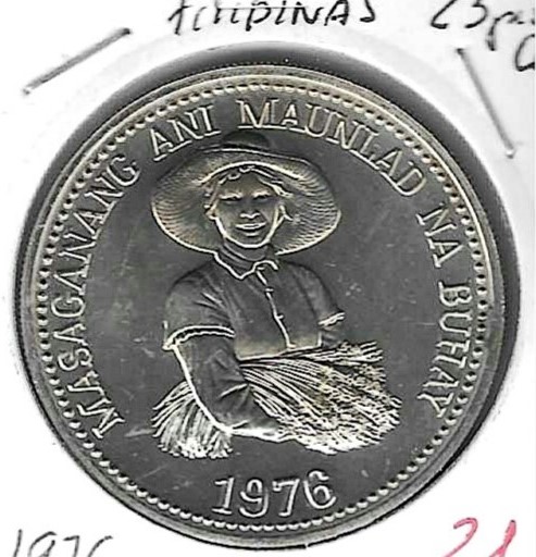 Monedas - Asia - Filipinas - 214 - 1976 - 25 piso - plata - Click en la imagen para cerrar