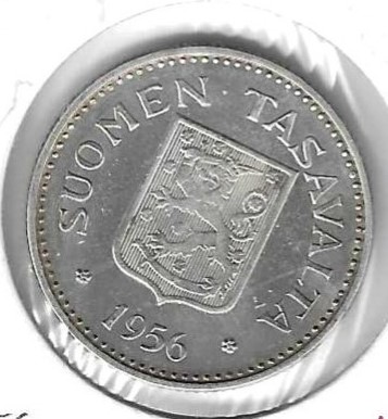 Monedas - Europa - Finlandia - 42 - 1956 - 200 markks - plata - Click en la imagen para cerrar