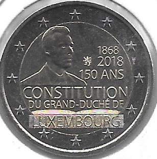 Monedas - Euros - 2€ - Luxemburgo - Año 2018 - Constitución - Click en la imagen para cerrar