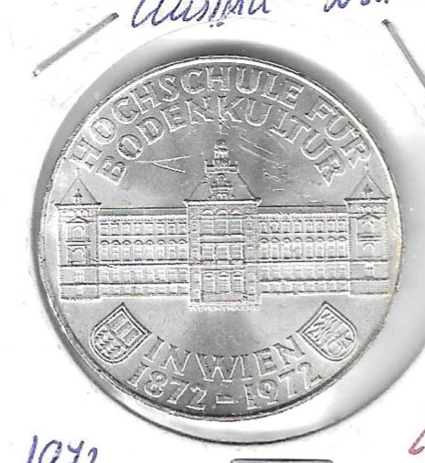 Monedas - Europa - Austria - 2914 - 1972 - 50 shillings - plata - Click en la imagen para cerrar