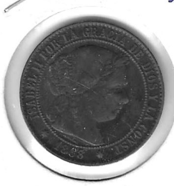 Monedas - EspaÃ±a - Isabel II (1833 - 1868) - 141 - 1868 - 2,5 escudos - Sevilla - Click en la imagen para cerrar