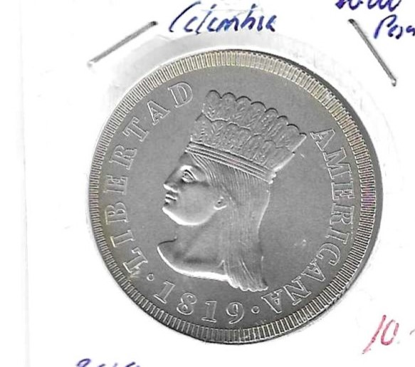 Monedas - America - Colombia - 303 - 2019 - 10000 peso - Click en la imagen para cerrar