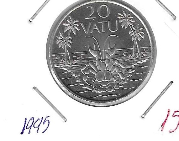 Monedas - Oceania - Vanuatu - 7 - 1924 - 2 francos - Click en la imagen para cerrar