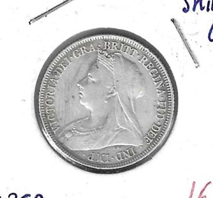 Monedas - Europa - Gran BretaÃ±a - 780 - 1898 - shilling - plata - Click en la imagen para cerrar