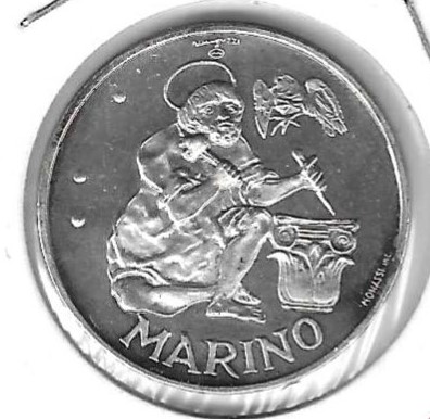 Monedas - Europa - San Marino - 48 - 1975 - 500 liras - plata - Click en la imagen para cerrar