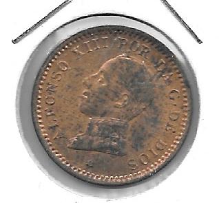 Monedas - EspaÃ±a - Alfonso XIII ( 17-V-1886/14-IV) - 12 - 1912 PCV - 2 ct - Click en la imagen para cerrar