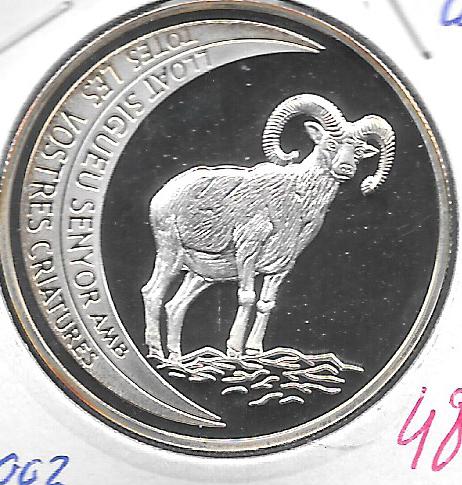 Monedas - Europa - Andorra - 183 - 2002 - 10 dinar - plata - Click en la imagen para cerrar