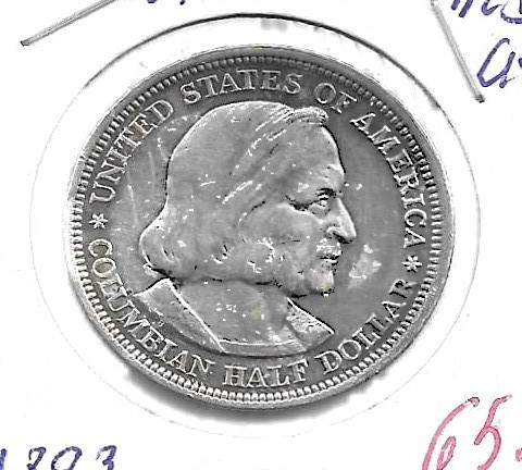 Monedas - America - Estados Unidos - 117 - 1893 - 1/2 dolar - plata - Click en la imagen para cerrar