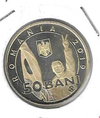 Monedas - Europa - Rumania - 445 - 2019 - 50 bani - Click en la imagen para cerrar