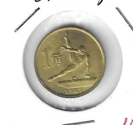 Monedas - Asia - China - 155 - 1987 - jiao - Click en la imagen para cerrar