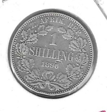 Monedas - Africa - Sudafrica - 5 - 1896 - shilling - plata - Click en la imagen para cerrar