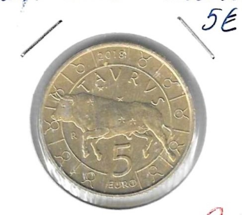 Monedas - Europa - San Marino - - 2018 - 5 euros - Click en la imagen para cerrar