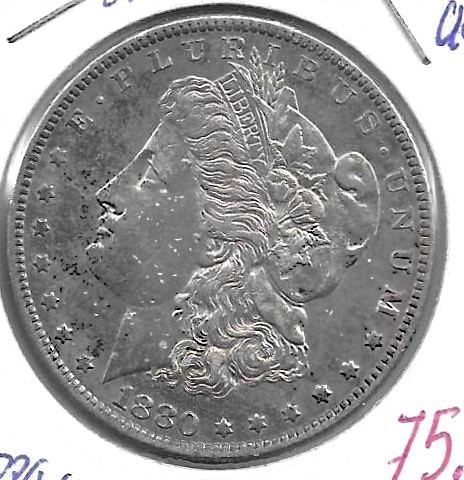 Monedas - America - Estados Unidos - 110 - 1880O - dollar - plata - Click en la imagen para cerrar