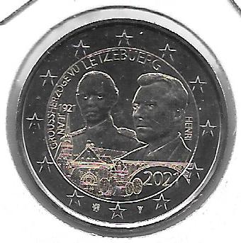 Monedas - Euros - 2€ - Luxemburgo - - SC - 2021 - Gran Duque Jean - Holograma - Click en la imagen para cerrar