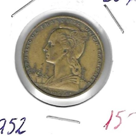 Monedas - Europa - Francia (somalia francesa) - 7 - 1952 - 20 francos - Click en la imagen para cerrar