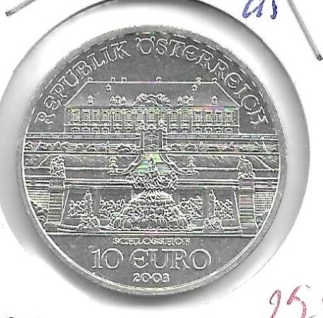 Monedas - Euros - 10Â€ - Austria - 3103 - 2003 - plata - Click en la imagen para cerrar