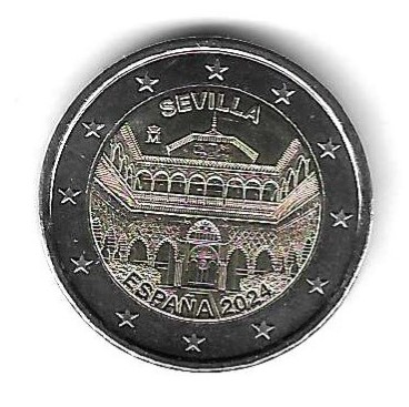 Monedas - Euros - 2€ - España - sc - 2024 - Catedral de Sevilla - Click en la imagen para cerrar