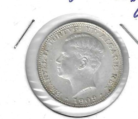 Monedas - Europa - Portugal - 549 - 1909 - 200 reis - plata - Click en la imagen para cerrar