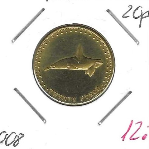 Monedas - America - Tristan da Cunha - 32 - 2008 - 20 pence - Click en la imagen para cerrar