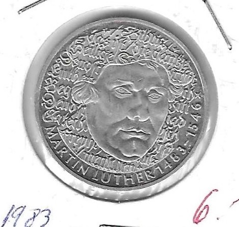 Monedas - Europa - Alemania - 159 - 1983 - 5 marco - Click en la imagen para cerrar