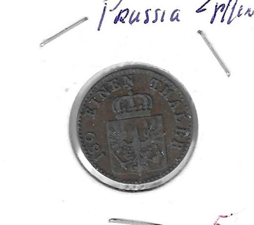 Monedas - Europa - Alemania - 452 - 1852 - Prussia - 2 pffenning - Click en la imagen para cerrar