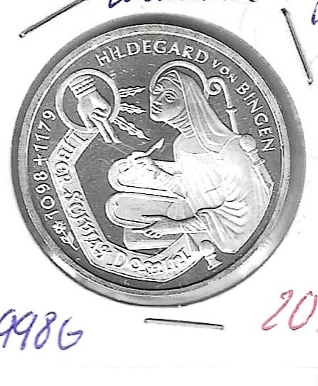 Monedas - Europa - Alemania - 193 - 1998G - 10 marcos - plata - Click en la imagen para cerrar