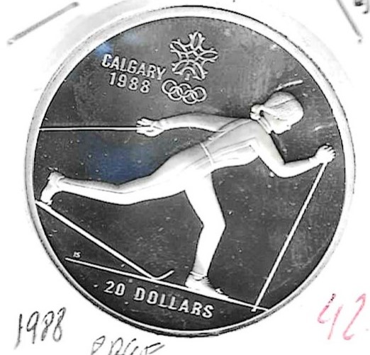 Monedas - America - Canada - 150 - 1988 - 20 dolares - plata - Click en la imagen para cerrar