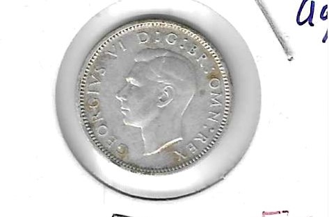 Monedas - Europa - Gran BretaÃ±a - 852 - 1944 - 6 pence - plata - Click en la imagen para cerrar