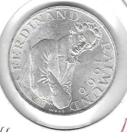 Monedas - Europa - Austria - 2899 - 1966 - 25 shillings - plata - Click en la imagen para cerrar