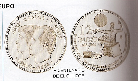 12€ - España - 005 - Año 2005 - IV centenario de el quijote - Click en la imagen para cerrar