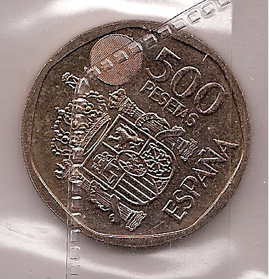 Monedas - España - Juan Carlos I (pesetas) - 2001 - 500 pesetas - Click en la imagen para cerrar