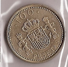 Monedas - España - Juan Carlos I (pesetas) - 1998 - 100 pesetas - Click en la imagen para cerrar