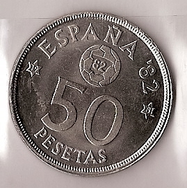 Monedas - España - Juan Carlos I (pesetas) - 1980 *81 (futb) - 050 pesetas - Click en la imagen para cerrar