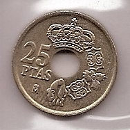 Monedas - España - Juan Carlos I (pesetas) - 2000 - 025 pesetas - Click en la imagen para cerrar