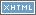 Icono de conformidad del estándar XHTML 1.0 Transitional